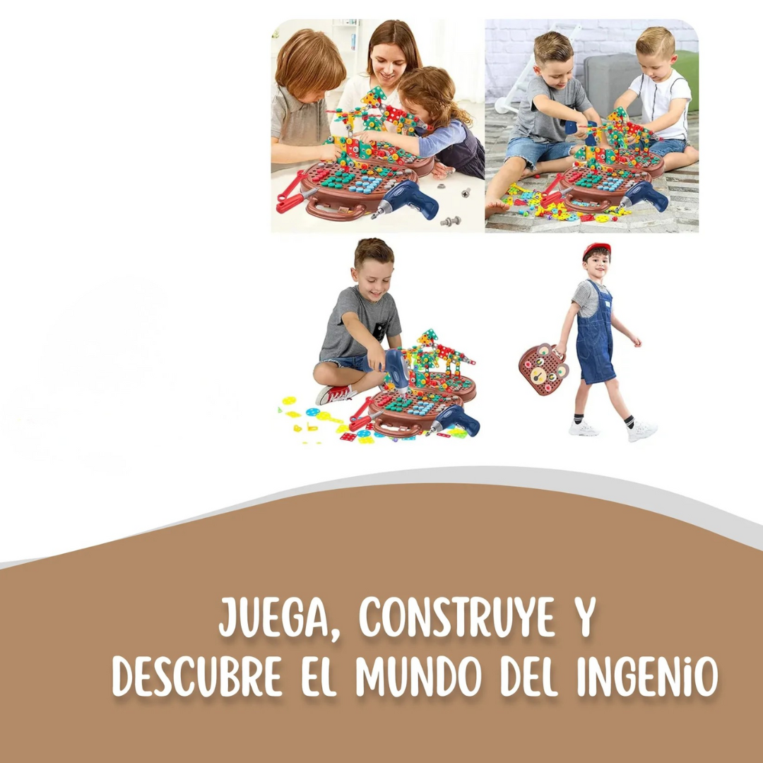 Maletín de Construcción Método Montessori