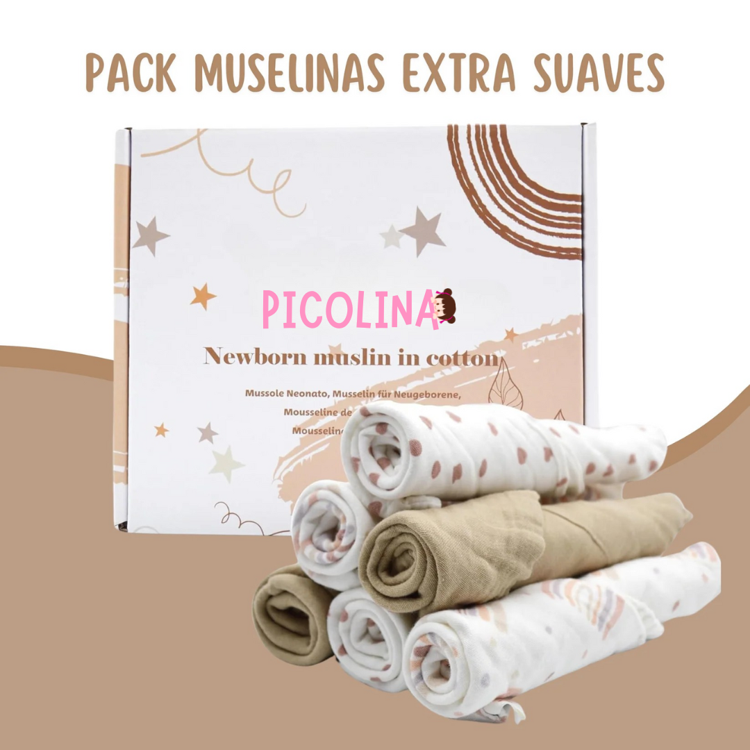 Pack Muselinas Extra Suaves