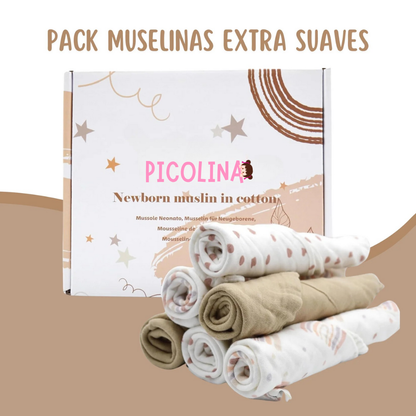 Pack Muselinas Extra Suaves