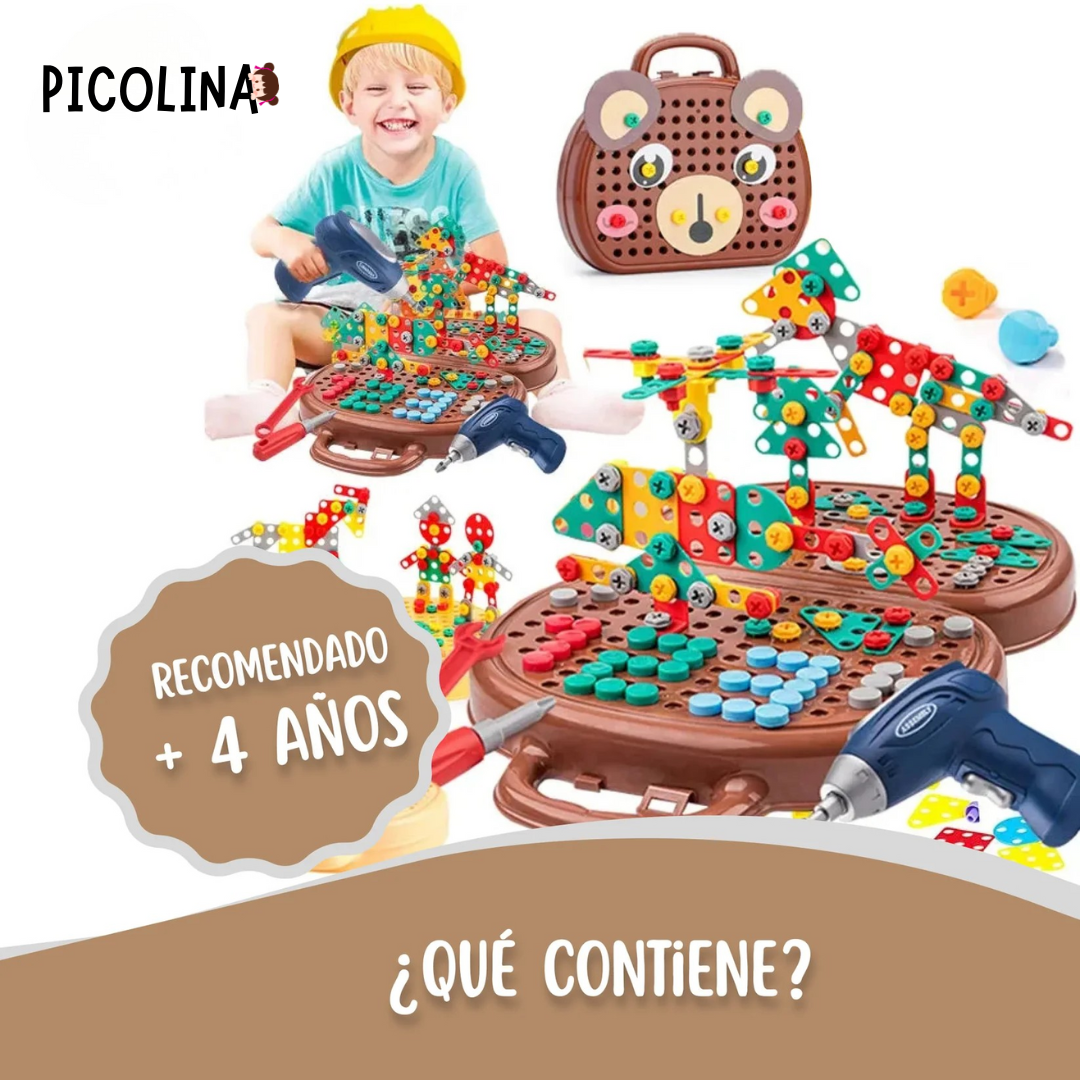 Maletín de Construcción Método Montessori