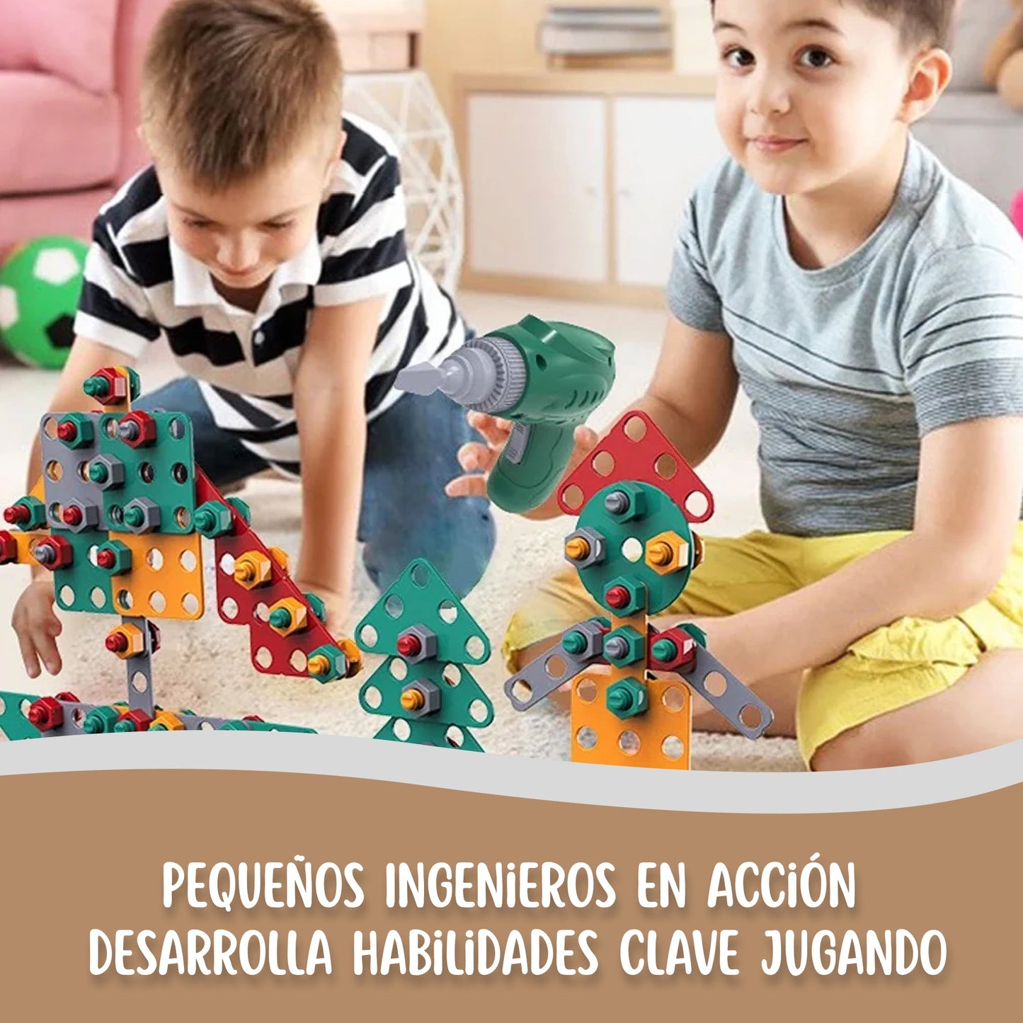 Maletín de Construcción Método Montessori