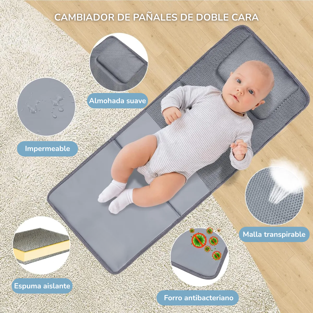 Mochila Bebé Multifuncional con Cambiador Cuna