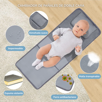 Mochila Bebé Multifuncional con Cambiador Cuna