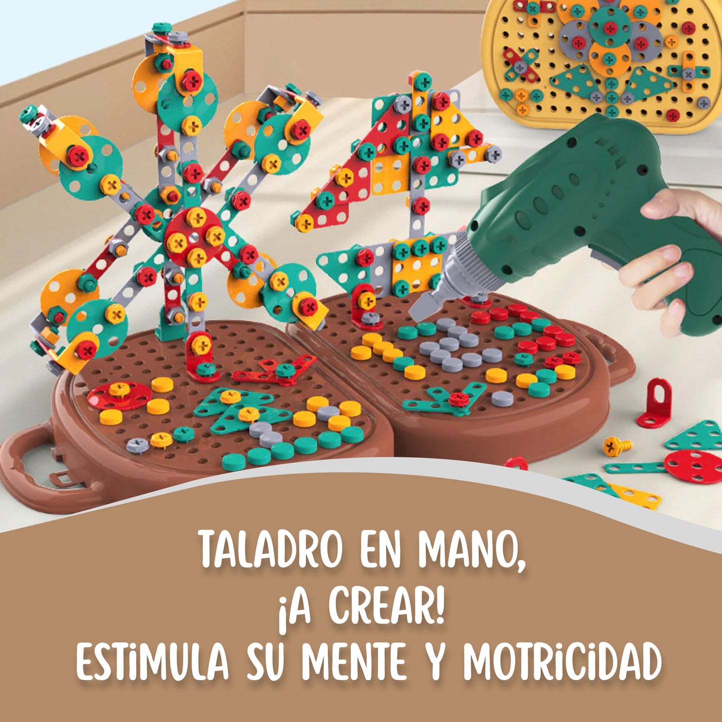 Maletín de Construcción Método Montessori